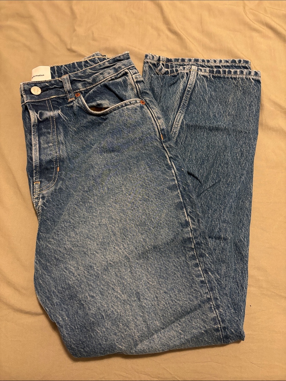 Reformation Cynthia High Rise Straight Jeans Size 28 Reg - Picture 5 of 7